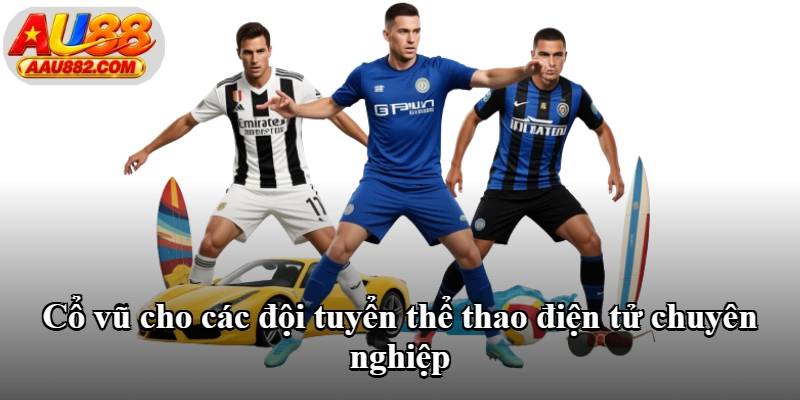 Cổ vũ cho các đội tuyển thể thao điện tử chuyên nghiệp