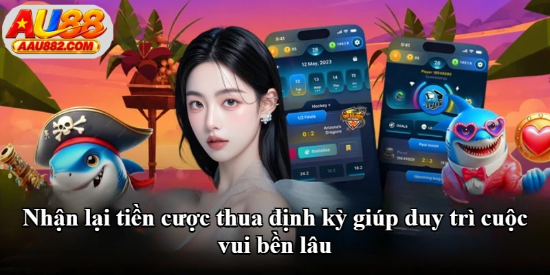 Nhận lại tiền cược thua định kỳ giúp duy trì cuộc vui bền lâu Nhận lại tiền cược thua định kỳ giúp duy trì cuộc vui bền lâu