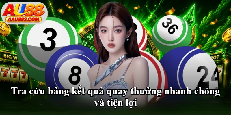 Tra cứu bảng kết quả quay thưởng nhanh chóng và tiện lợi