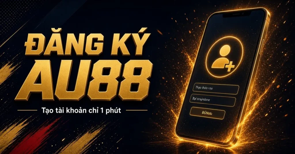 Đăng ký AU88 – Tạo tài khoản chỉ 1 phút